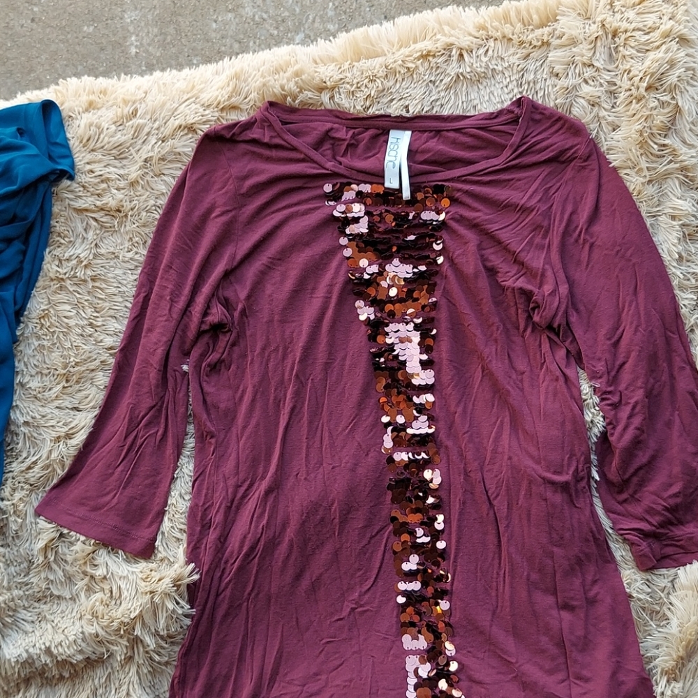 Longer shirt/tunic depending on height